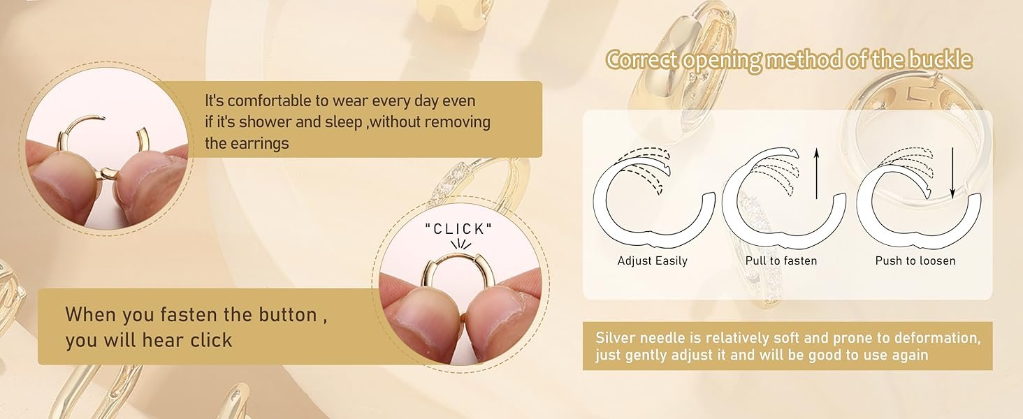 Hypoallergenic Pearl Dainty Stud Hoop Earrings