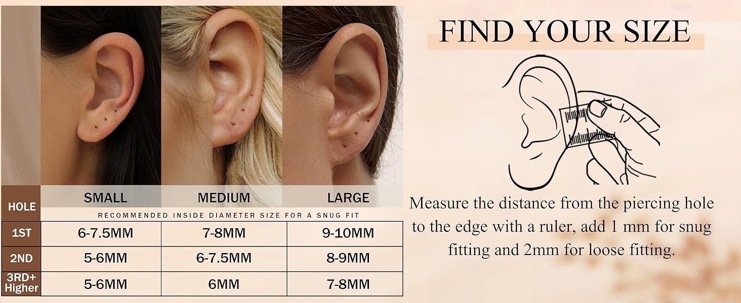 chunky hoop earrings