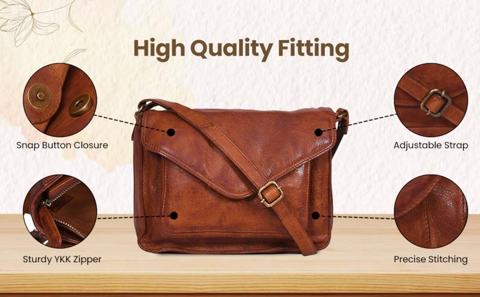 Flapover Crossbody Purse