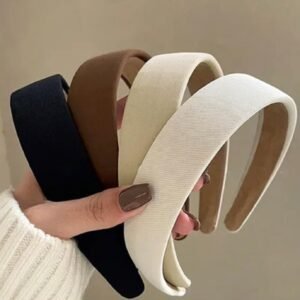 Headbands for Women Non Slip Trendy Headbands for Women’s Hair 1 inch Wide Cute Headband for Girls, Fall Head Bands Elastic Hair Bands for Womens Fashion Accessories for Women 4PCS