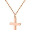 Cross Necklace for women-Dainty 14k Gold Plated/Silver Plated Pendant Necklaces Simple Cross Pendant Necklace Cute Tiny Jewelry for Women