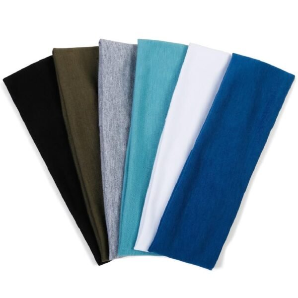 Fashion Women's Headbands for Short Hair Non Slip Elastic Floral Hairbands, Soft Fabric 2 Inches Thick Stripe Head Bands for Girls, Valentine's Day Heart Headbands