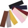 8 Pack Sport Headbands for Women, Elastic Soft Fabric Non-Slip Hair Bands Hair Warp for Daily Workout Yoga Running Sports