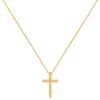 Cross Necklace for Women,Double Cross Necklace 14K Gold Plated Cross Pendant Necklace Dainty Gold Cross Necklaces for Women Trendy Small Cross Charm Necklace Simple Cute Choker Necklaces Gold Jewery