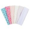 Fashion Women's Headbands for Short Hair Non Slip Elastic Floral Hairbands, Soft Fabric 2 Inches Thick Stripe Head Bands for Girls, Valentine's Day Heart Headbands