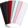 8PCS Summer-Exclusive Non Slip Sports Elastic Soft Running Fashion Headbands Absorb Sweat for Women & Men Working Out, Travel