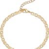 14K Gold Plated Beaded Bracelet for Women | Stackable Gold Bead Bracelet | Adjustable Dainty Gold Jewelry