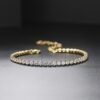 18 K Gold Plated Love Bangle Bracelet Set Flexible Wide Wristband Bangle Bangle Set for Love