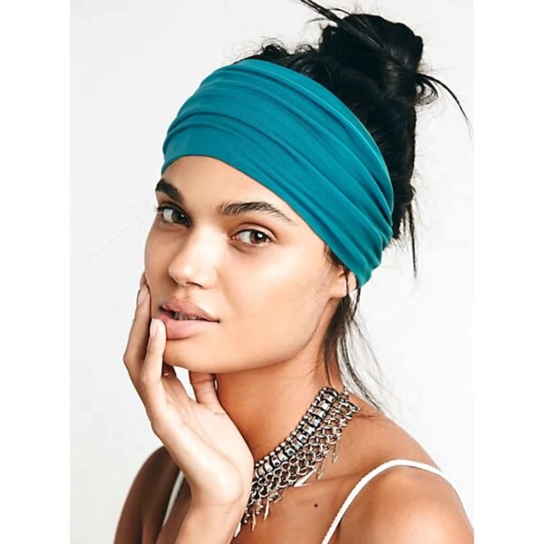 Jesries 10 PCS Women Headbands African Wide Hair Wrap Extra Turban Head Bands for Lady Large Sport Workout Stretch Non-slip Big Hair Bands