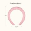 71A4KXFUekL._SL1500 Spa Makeup and Face Washing Headband, Pink Bubble Design, 1 Count, Ultra-Absorbent Microfiber Headband for Washing Face, Soft Terry Cloth, No-Squeeze, No-Pull Band Gentle on Hair and Head