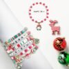 Stocking Stuffers - 6 Pack Bracelets for Teens Women| Christmas Gifts for Women Men Adults - Christmas Decorations Accessories Shirts Outfits | Xmas Sweater Dresses for Girls 2025