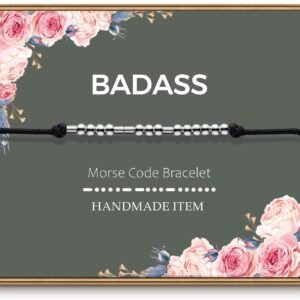 Morse Code Bracelets for Women, Funny Birthday Gifts, Best Friend Friendship Gifts