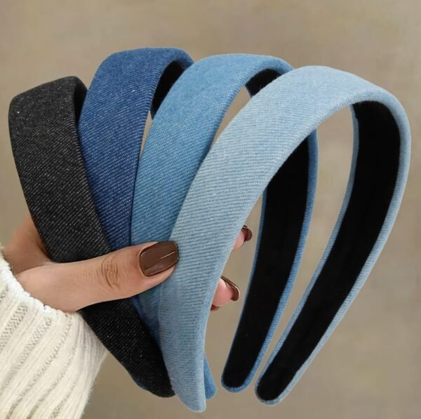 Headbands for Women Non Slip Trendy Headbands for Women’s Hair 1 inch Wide Cute Headband for Girls, Fall Head Bands Elastic Hair Bands for Womens Fashion Accessories for Women 4PCS