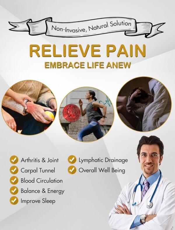 Men's Copper Bracelet,3X Strength 99.99% Pure Copper Magnetic Bracelets with Magnets,Adjustable Length with Sizing Tool