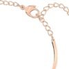 Infinity Heart Jewelry Collection, Necklaces and Bracelets, Rose Gold & Rhodium Tone Finish, Clear Crystals