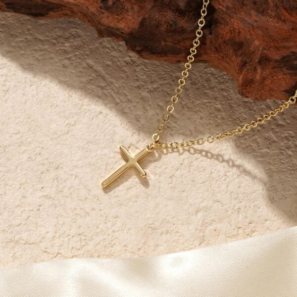 Gold Cross Necklace for Women - Dainty 14K Gold Plated Cross Necklace Layered Beaded Infinity CZ Holy Mary Medal Pendant Necklaces for Women Trendy Faith Jewelry First Communion Gifts