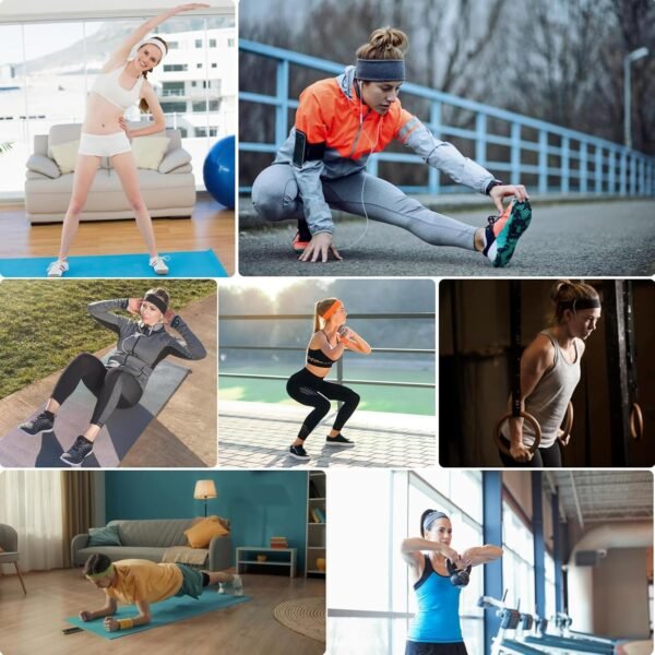 23 Pack Headbands for Women, Include Black, White, Pink, Red Headband