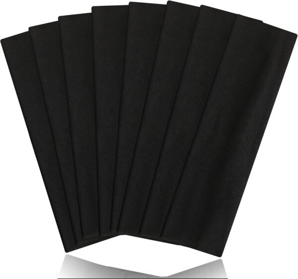 8PCS Summer-Exclusive Non Slip Sports Elastic Soft Running Fashion Headbands Absorb Sweat for Women & Men Working Out, Travel