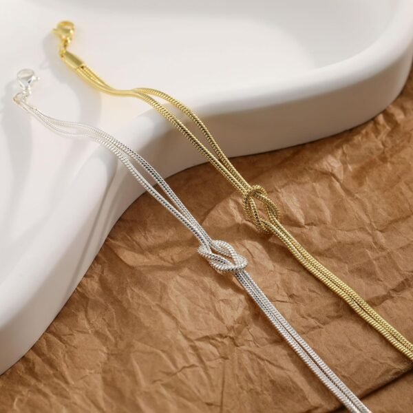 Silver Gold Bracelets for Women Trendy 14K Gold Plated Bracelet for Women Non Tarnish Dainty Stackable Layered Chain Heart Pearl Knot Beaded Bracelets Stack Set Charm Mothers Day Jewelry Gifts