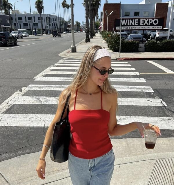 Fashion Women's Headbands for Short Hair Non Slip Elastic Floral Hairbands, Soft Fabric 2 Inches Thick Stripe Head Bands for Girls, Valentine's Day Heart Headbands