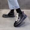 Korean Style Casual Lace Up Chunky Sneakers Women