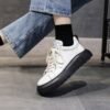 Korean Style Casual Lace Up Chunky Sneakers Women