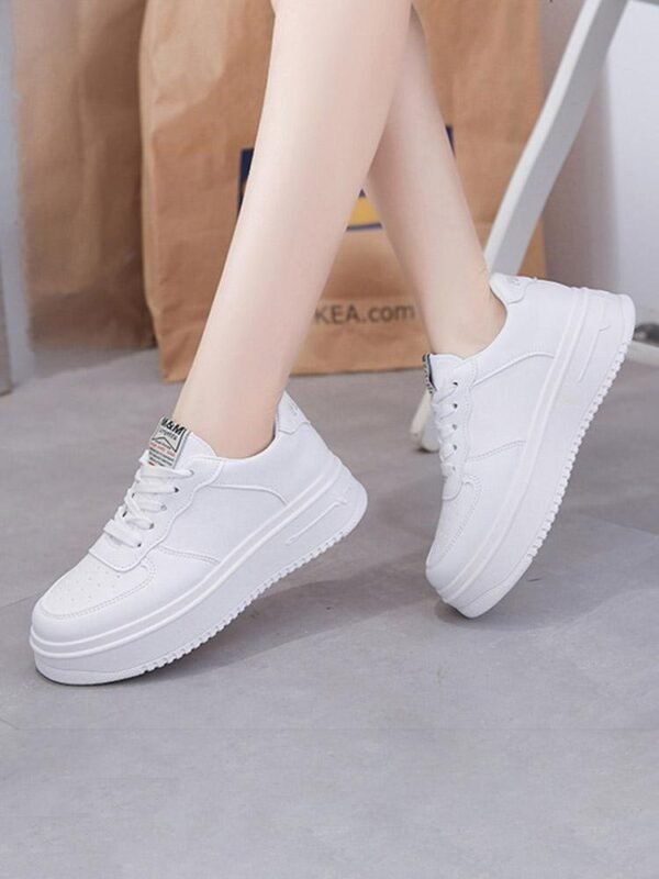 Trending Casual Women Chunky White Sneakers