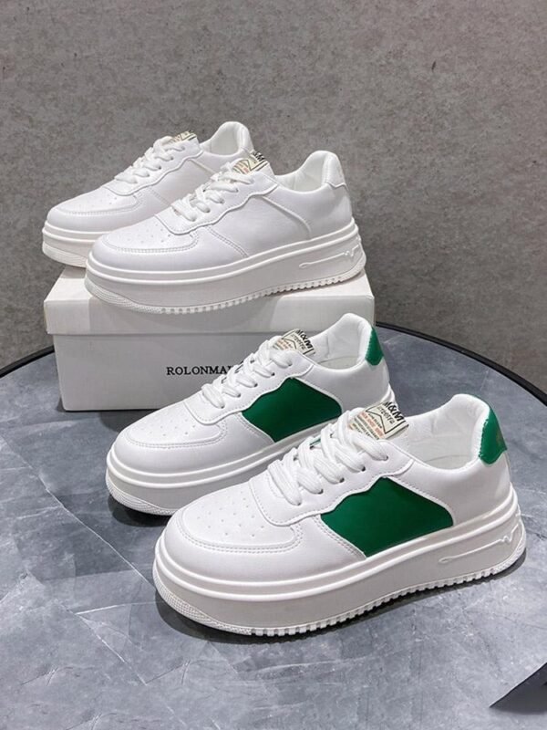 Trending Casual Women Chunky White Sneakers