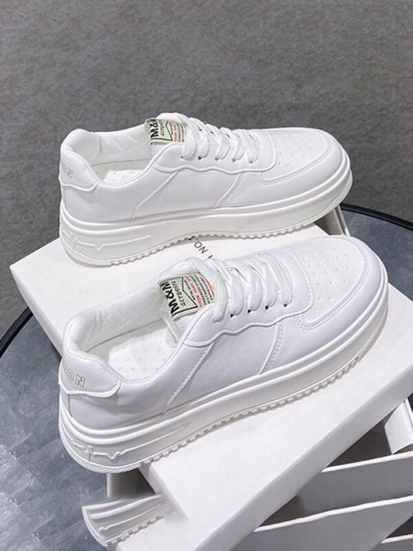 Trending Casual Women Chunky White Sneakers