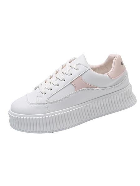 Casual Sports Contrast Color Sneakers For Women