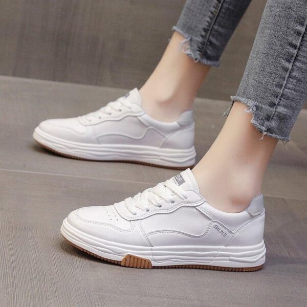 Leisure Cozy Round Toe Sneakers Shoes For Womens