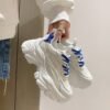 Sporty Round Toe Height Increasing Sneakers