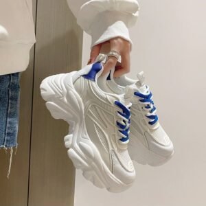 WB5D91Y.jpg Sporty Round Toe Height Increasing Sneakers