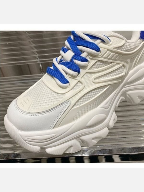Sporty Round Toe Height Increasing Sneakers
