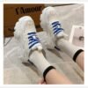Sporty Round Toe Height Increasing Sneakers