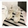 Sporty Round Toe Height Increasing Sneakers