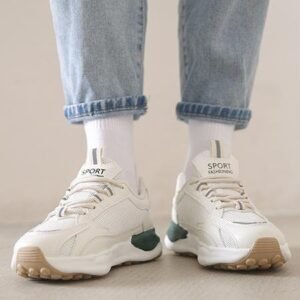 Retro Street Patch Work Platform Forrest Sneaker