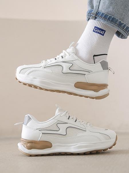 Retro Street Patch Work Platform Forrest Sneaker