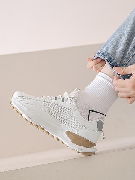 Retro Street Patch Work Platform Forrest Sneaker