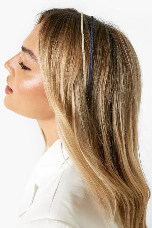 71e7_Aynl0L._SL1500 4mm Thin Headbands for Women Plastic Skinny Womens Headband, 6 PCS Shiny Girls Headbands Trendy Sparkly Hair Accessories for Women Girls Teens, Solid Colors